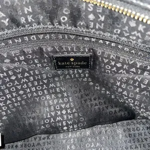 Kate Spade New York Satchel‎ Crossbody Black Leather Zipper Accent thumbnail 6