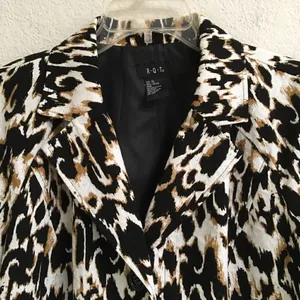 RQT animal print blazer/jacket XL‎ thumbnail 3