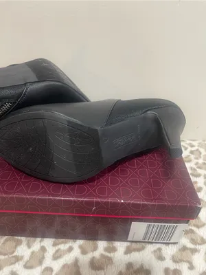 Black Slip-On Pointed Ankle Booties - Women's Fashion thumbnail 8