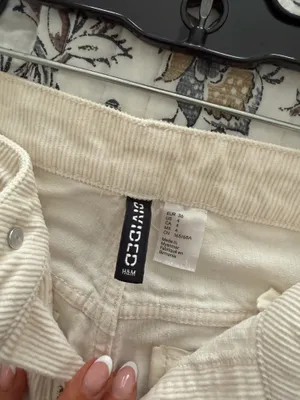 Off-White Corduroy H&M Jeans thumbnail 4