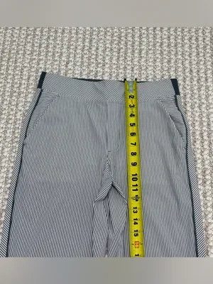 ATHLETA Brooklyn Textured Ankle Pant Size 4 City Stripe thumbnail 5