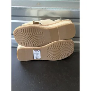 Sonoma Good for Life Gold Buckle Women 9‎ Platform Canvas Sandals U thumbnail 6
