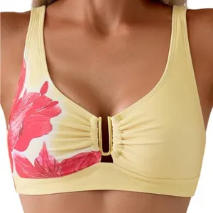 Eomenie adjustable bikini top size S Yellow thumbnail 1