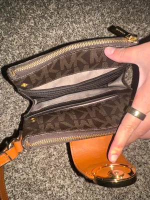 Crossbody Michael Kors Purse Brown thumbnail 3