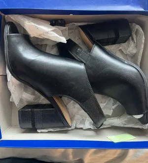 Apt. 9 Bootie Womens Size 8 Black Peep Toe Slingback Shootie Block Heel Comfort thumbnail 1