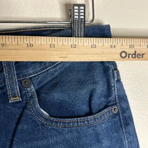 Levi's premium 70s high straight denim jeans size 28 festival‎ western cute thumbnail 6