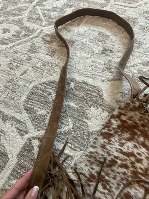 Cowhide Crossbody Purse Brown thumbnail 5