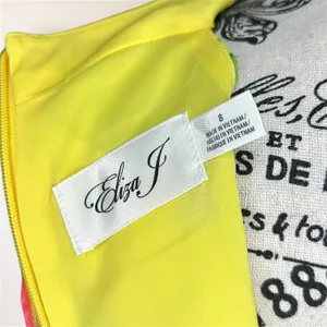 Eliza J Yellow Floral Halter High Low Maxi Dress 8‎ Chiffon Wedding Guest Party thumbnail 10