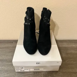 BP Black Suede Booties | Nordstrom thumbnail 6