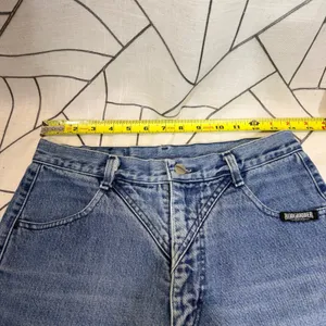 Roughrider by Circle T Vintage Western Jeans‎ Blue Denim V-Yoke Concho 28x34 thumbnail 8