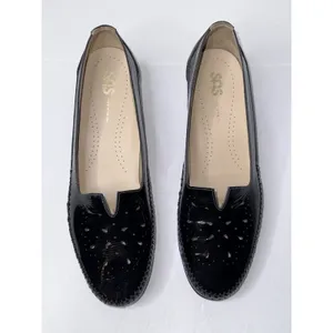 SAS Sonyo TriPad Comfort Black Patent Leather Pump‎ Sz11M Retro Grannycore Dance thumbnail 2