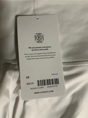 Athleta White Ace Tennis Skort Size 2X thumbnail 3