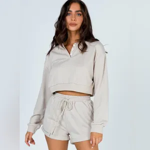 Princess Polly Rise & Lounge Shorts in Beige Size 4 New with tags thumbnail 2