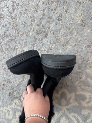 SO Abigail Faux Fur Winter Boots Black 8.5 thumbnail 4