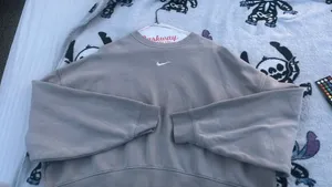 Tan Cropped Nike Sweatshirt thumbnail 2