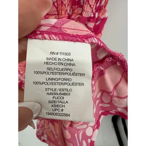 Lilly Rose‎ Womens Pink Floral Milkmaid Dress XS Smocked Ruffle A4930U54B03 thumbnail 7