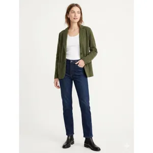 J Crew Olive Army Green Knit Long Sleeve Button Schoolboy Blazer M thumbnail 7