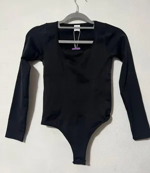 Long Sleeve Thong Bodysuit thumbnail 2