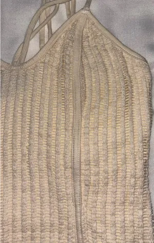 Ivory Lace Fitted Tank by 33 Coastal Tan thumbnail 4