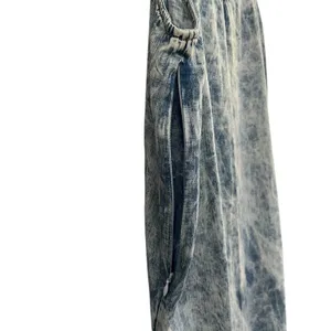 NWT Thread & Supply Acid‎ Wash Carmel Midi Spaghetti Strap Slip Dress Medium thumbnail 3