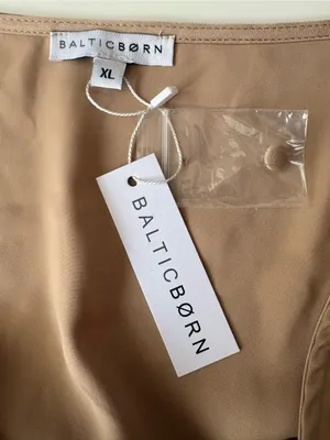 Baltic Born Beige V-Neck Long Sleeve Maxi Dress NWT thumbnail 2