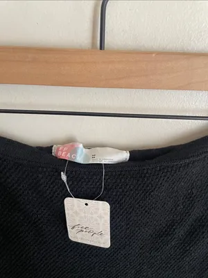 Free People Krista Cotton-Linen Sweater Top thumbnail 8