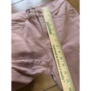 Express Skinny High Rise Pants Size 4R‎ Pink Stretch Classic City Preppy Office thumbnail 4
