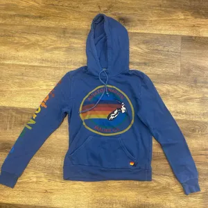 Aviator Nation blue hoodie size S. super cute, i just never wear! thumbnail 1