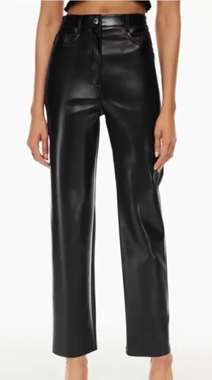 Aritzia Wilfred “the melina” leather pants thumbnail 1