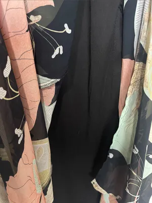 Lulus Wondrous Water Lilies Black Floral Print Maxi Dress Medium New thumbnail 10