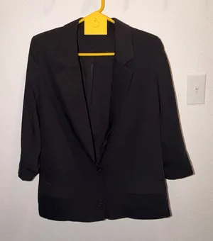 Express Women's Classic Black Suit Jacket thumbnail 1