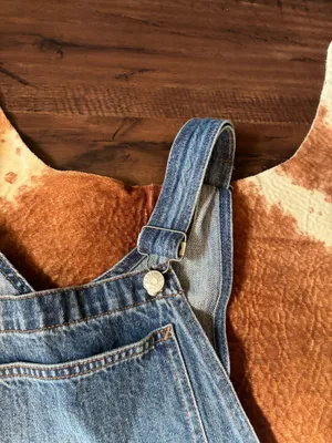 Madewell Jean overalls size XXS 100% Cotton thumbnail 6