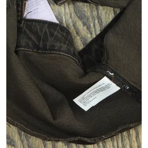 NWT Wild Fable Womens Reworked Cropped Denim Tank Top 90632768 Brown M thumbnail 8