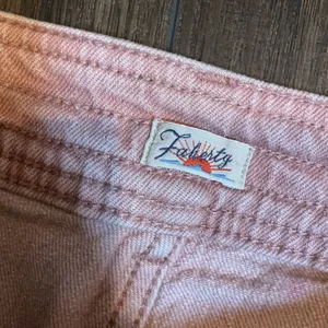 Faherty Wide Leg High Rise Pants Rose Pink Cotton Blend Size 30 Coastal Casual thumbnail 3