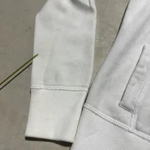 Vintage Abercrombie & Fitch Women's White Y2K 90s Hoodie SZ Small Marks* 2000s thumbnail 6