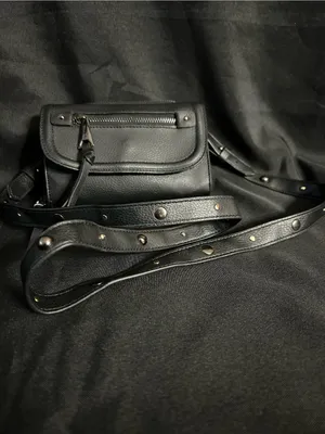 Dolce Vita Women's Studded Black Crossbody Bag Purse thumbnail 2