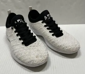 APL TechLoom Phantom Shoes Womens 7 White Knit Low Top Running Athletic Sneakers thumbnail 1