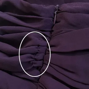 Lulus Luxe Favorite Dark Purple Strapless Ruched Maxi Dress size Large NWT thumbnail 8