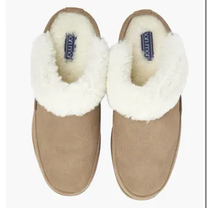 Hari Mari Tia Leather Slipper, Storm Size‎ 8 Tan thumbnail 3