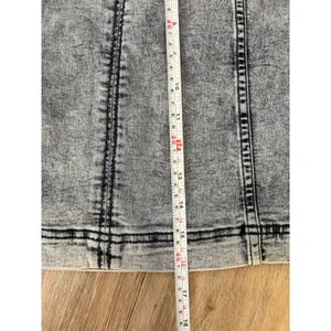 Free People Indigo Acid Wash Mini Skirt Denim Panel NWT Size 8 thumbnail 5