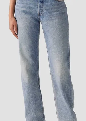 Levi's Light Blue Straight Leg Women's Jeans thumbnail 1