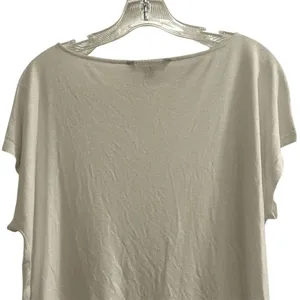 Lauren Ralph Lauren‎ Women's Shimmery White Blouse Size M Casual Spring thumbnail 10
