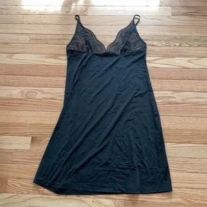 Calvin Klein Black Lace Slip Dress Womens Medium Intimates thumbnail 7