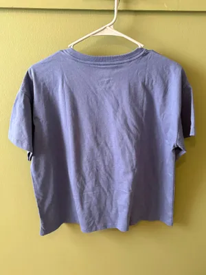 Thereabouts Blue Dilly Dally Crop Top Size XL thumbnail 5