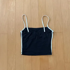 Princess Polly Maidenwell contrast black and white crop top thumbnail 3