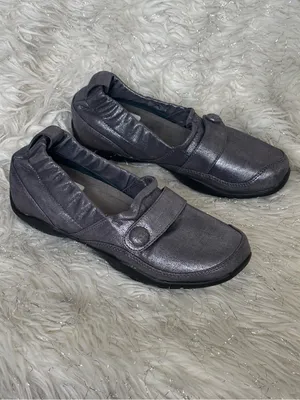 Dansko Silver Women's Shimmer Slip-On Loafers Size 38 thumbnail 15