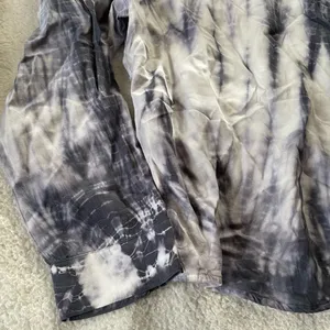 Side Stitch Women's Top Sz XL Tie Dye Tencera Button Front Top Blue A393918 thumbnail 7