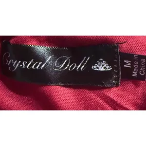 Vintage Crystal Doll Women Medium Ruby Red Sequin Mini‎ Dress Colorful Layered thumbnail 5