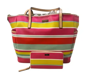 Kate Spade Adaira Baby Bag Tote Purse Wallet Set‎ Grant Street NWT Multicolored thumbnail 1