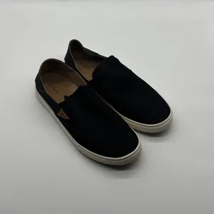OluKai Pehuea Black Mesh Slip On Sneakers Drop In Heel Womens 9 thumbnail 3